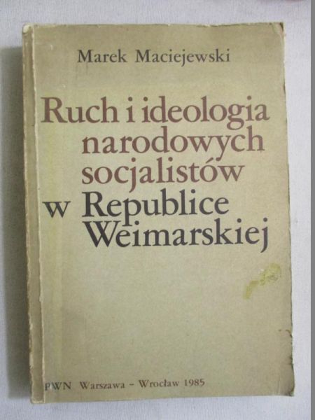 Ruch i ideologia narodowych socjalistów w Republice Weimarskiej