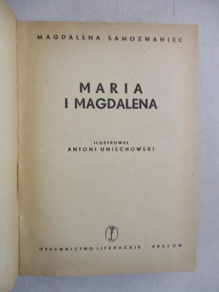 Samozwaniec Magdalena - Maria i Magdalena