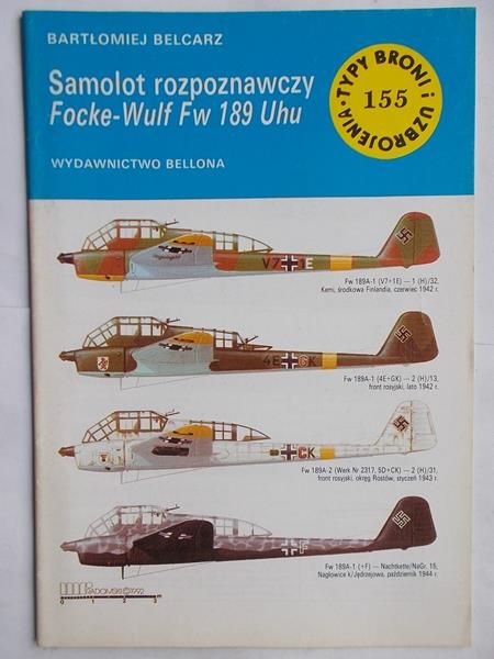 Samolot rozpoznawczy Focke-Wulf Fw 189 Uhu
