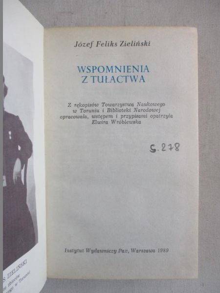 Wspomnienia z tułactwa