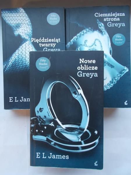 Pięćdziesiąt twarzy Greya, 3 tomy