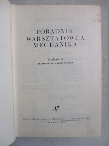 Poradnik warsztatowca mechanika