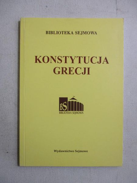Konstytucja Grecji