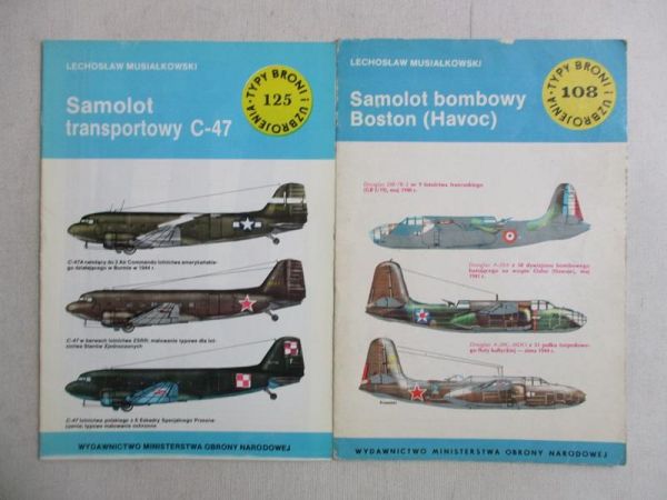 Samolot transportowy C-47 / Samolot bombowy Boston (Havoc)