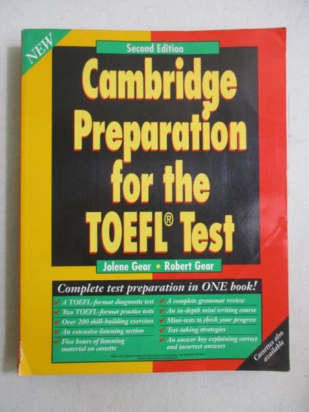 Cambridge Preparation for the TOEFL Test