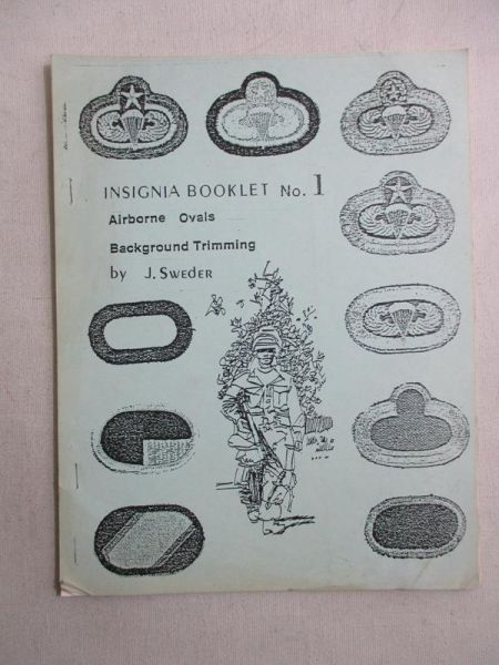 Insignia booklet no.1, Airborne Ovals Background Trimming