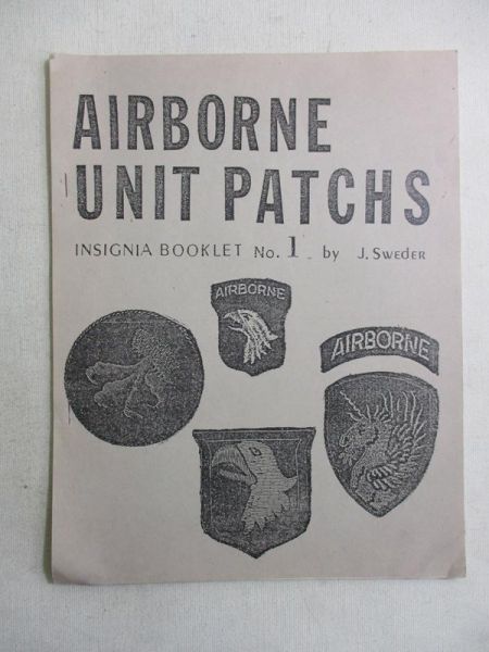 Insignia booklet no.1, Airborne Unit Patches