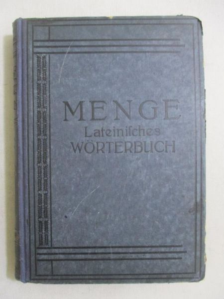 Lateinisch-Deutsches Schulworterbuch, 1911 r.