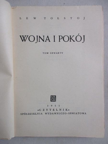 Wojna i pokój T. IV