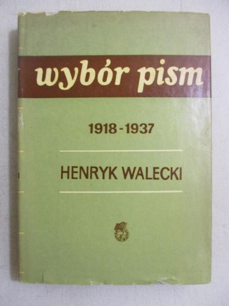 Wybór pism 1918-1937