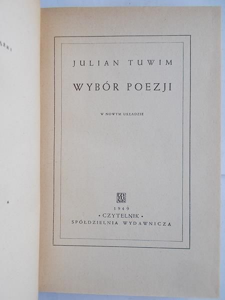 Tuwim Julian - Wybór poezji