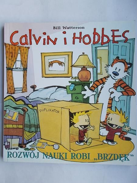Calvin i Hobbes: Rozwój nauki robi "brzdęk"