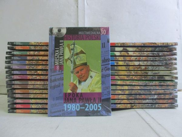 Multimedialna historia Polski, komplet 30 tomów + CD