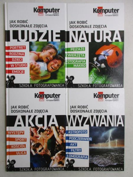 Jak robić doskonałe zdjęcia T. I-IV + 4 DVD Komputer Świat
