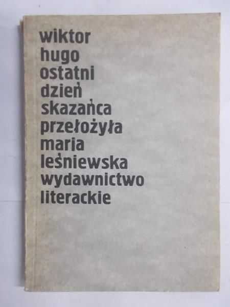 Ostatni dzień skazańca