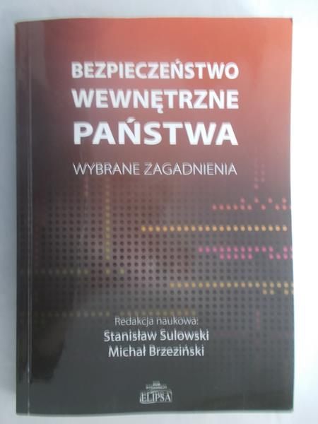 (red.) - Bezpieczeństwo wewnętrzne państwa