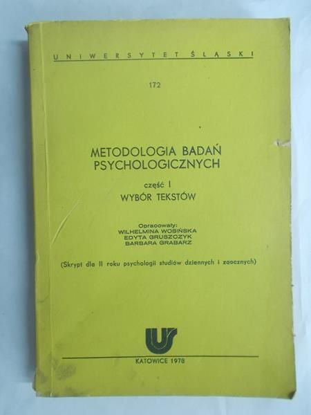 Metodologia badań psychologicznych