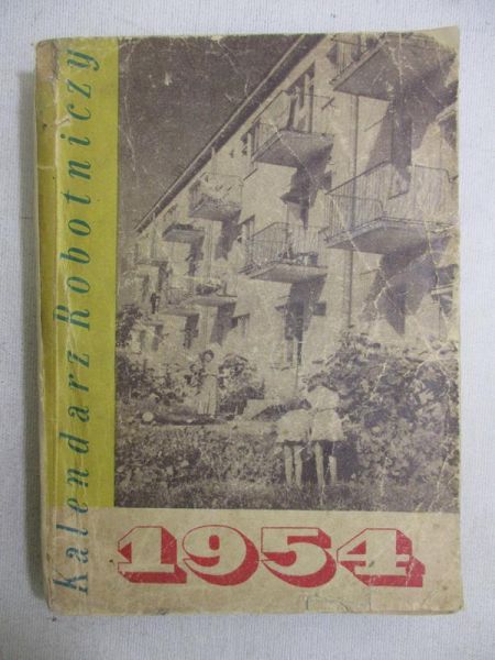 Kalendarz robotniczy na rok 1954
