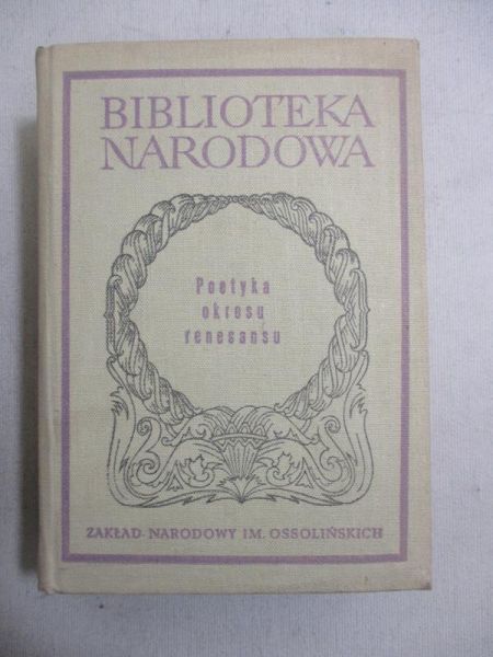 Poetyka okresu renesansu