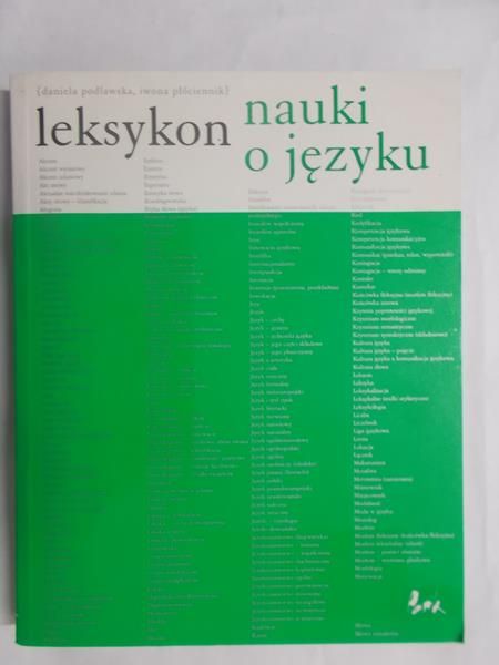 Płóciennik Iwona - Leksykon nauki o języku