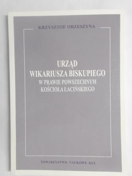 Urząd wikariusza biskupiego