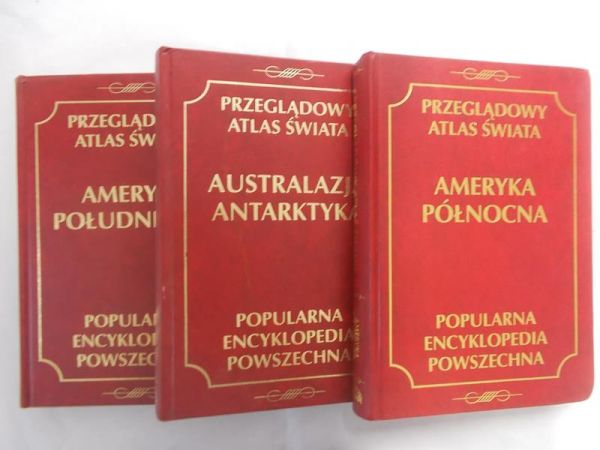 Mydel Rajmund,   - Przeglądowy Atlas Świata - zestaw 3 książek