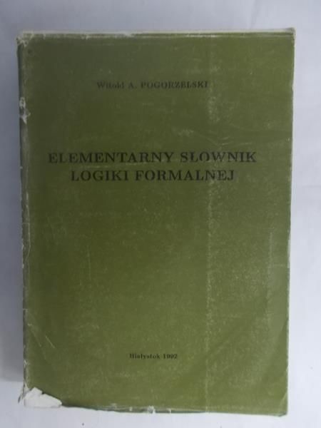 Elementarny słownik logiki formalnej