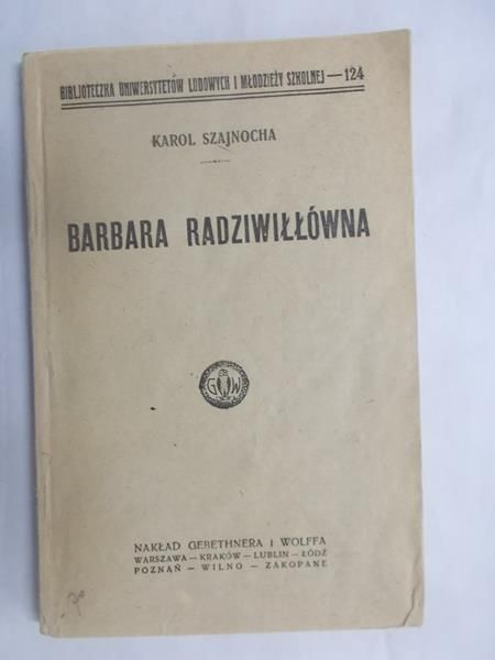 Barbara Radziwiłłówna 1909 r.