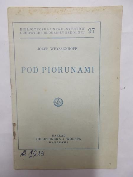 Pod piorunami 1930 r.
