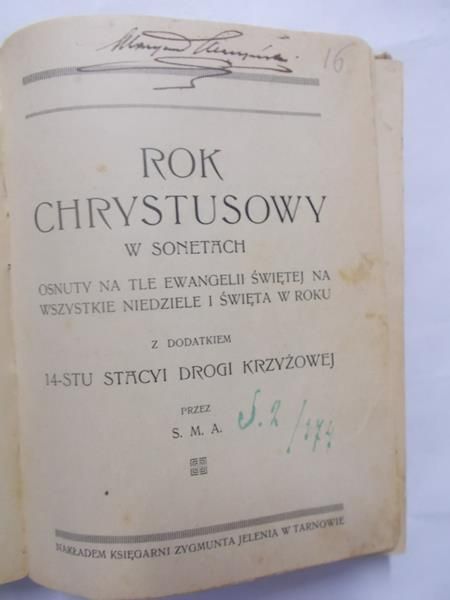 Augustyna Marja - Rok Chrystusowy w sonetach. R. 1914