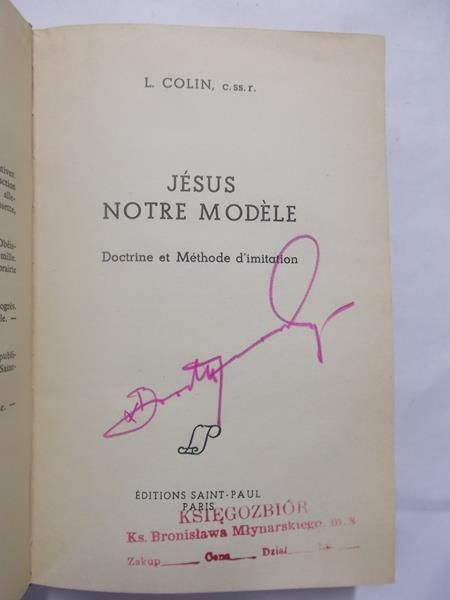 Jesus notre modele, 1947 r.