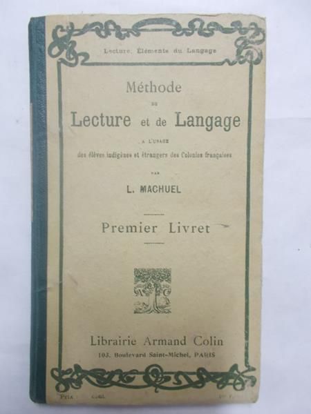 Methode de Lecture et de Langage, 1919 r.