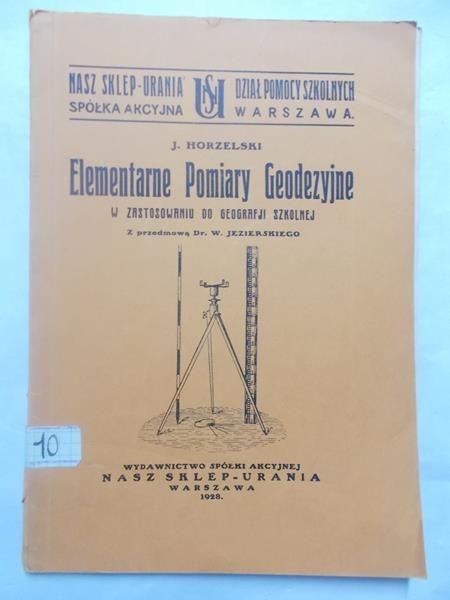 Elementarne pomiary geodezyjne, 1928 rok