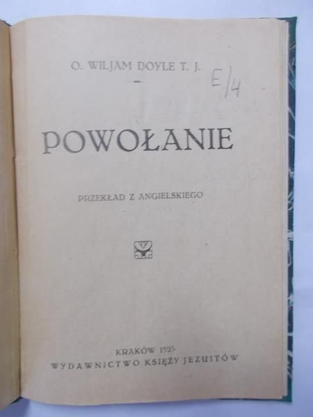 Powołanie, 1925 r.