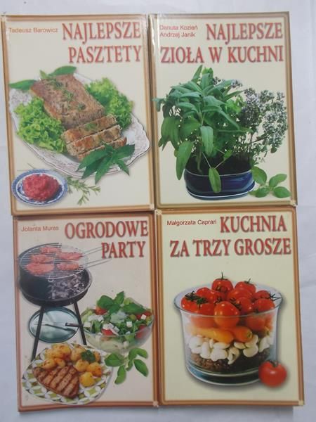 Barowicz Tadeusz/Muras Jolanta/Kozień Danuta/Caprari Małgorzata - Najlepsze pasztety/Ogrodowe party/Najlepsze zioła w kuchni/Kuchnia za trzy grosze