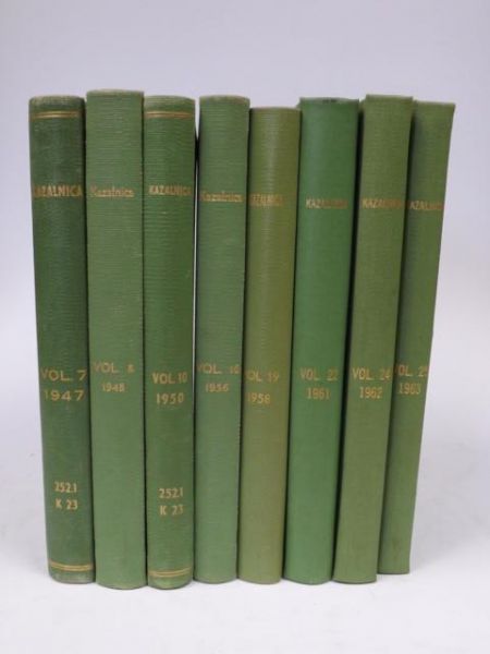 Kazalnica, Vol. VII-VIII, X, XVI, XIX, XXII, XXIV, XXV
