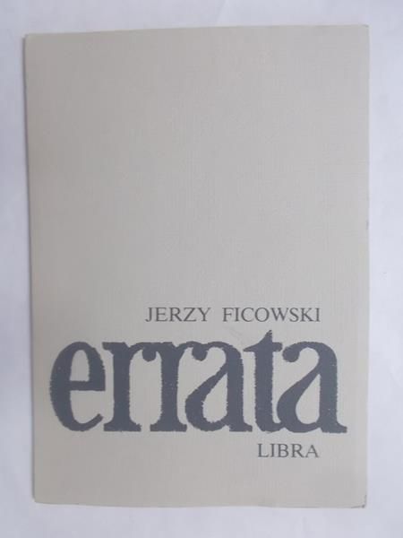 Errata