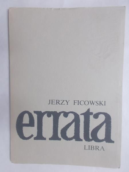 Errata