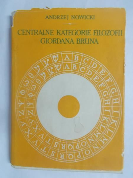 Centralne kategorie filozofii Giordana Bruna