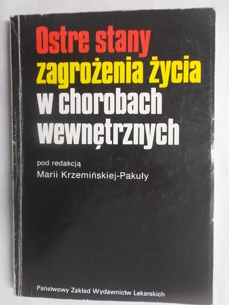 Ostre stany zagrożenia życia w chorobach wewnętrznych