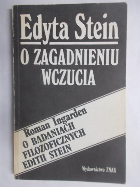 Stein Edyta - O zagadnieniu wczucia