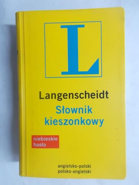 Słownik kieszonkowy polsko-angielski, angielsko-polski, Langenscheidt