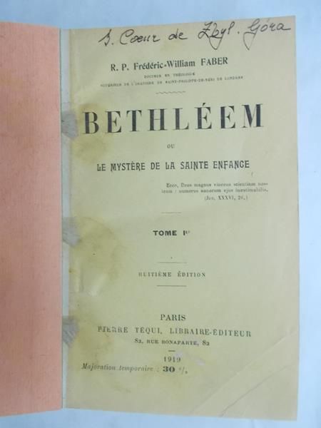 Bethleem, 1919 r,