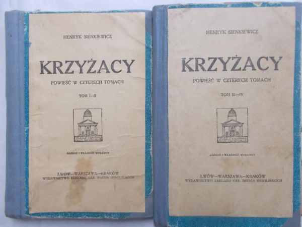 Krzyżacy, tom I i II / tom III i IV, 1931 r.