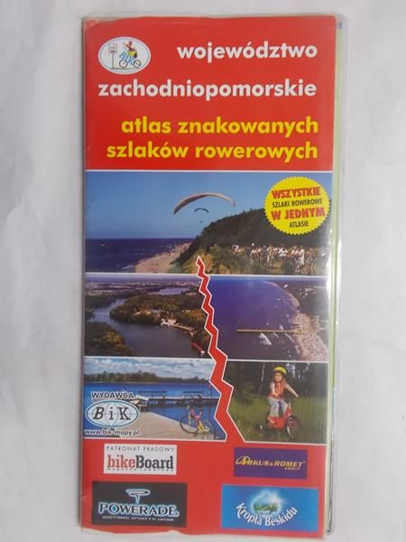 Województwo zachodniopomorskie atlas znakowanych szlaków rowerowych