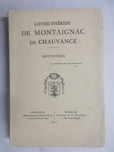 Therese Louise - De Montaignac de Chauvance, 1931 r.