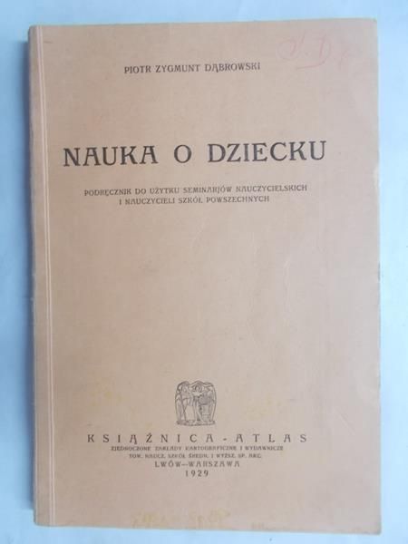 Nauka o dziecku, 1929 r.