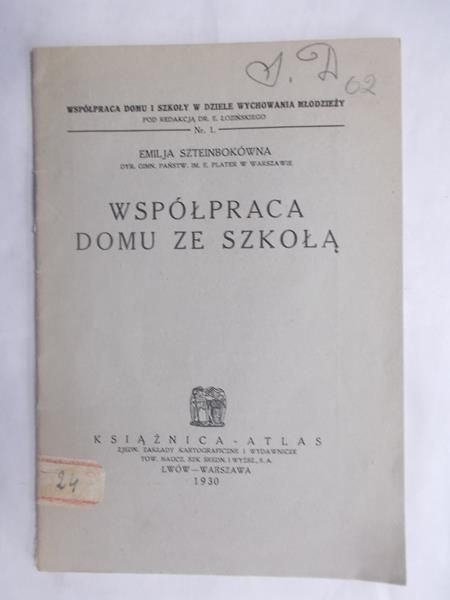 Współpraca domu ze szkołą, 1930