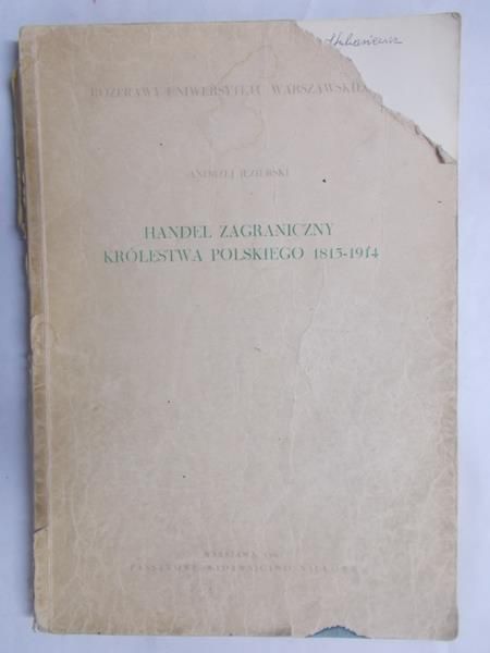 Handel zagraniczny królestwa polskiego 1815-1914