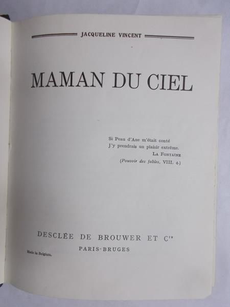 Vincent Jacqueline - Maman du Ciel